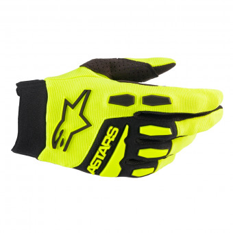Motocross Gloves Alpinestars Full Bore Yellow Fluo Black Motocross Gloves Alpinestars Full Bore Yellow Fluo Black