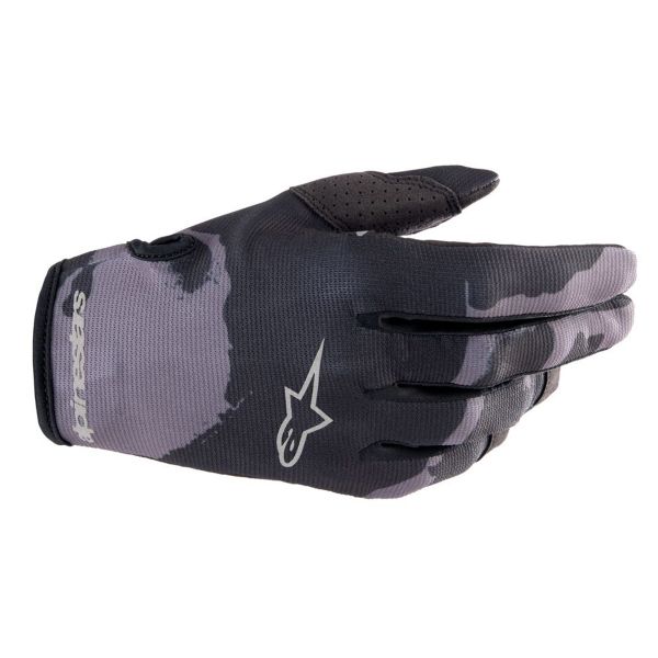 Motocross Gloves Alpinestars Radar Gloves Iron Camo