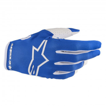 Motocross Gloves Alpinestars Radar Gloves Ucla Blue White