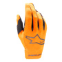 Motocross Gloves Alpinestars Radar Hot Orange Black