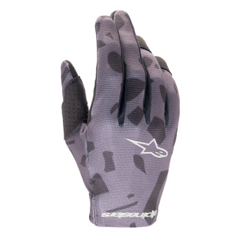 Motocross Gloves Alpinestars Radar Magnet Sllver
