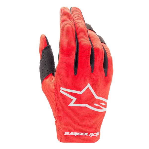 Motocross Gloves Alpinestars Radar Mars Red Silver Motocross Gloves Alpinestars Radar Mars Red Silver