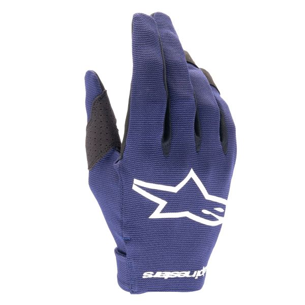 Motocross Gloves Alpinestars Radar Night Navy White Motocross Gloves Alpinestars Radar Night Navy White