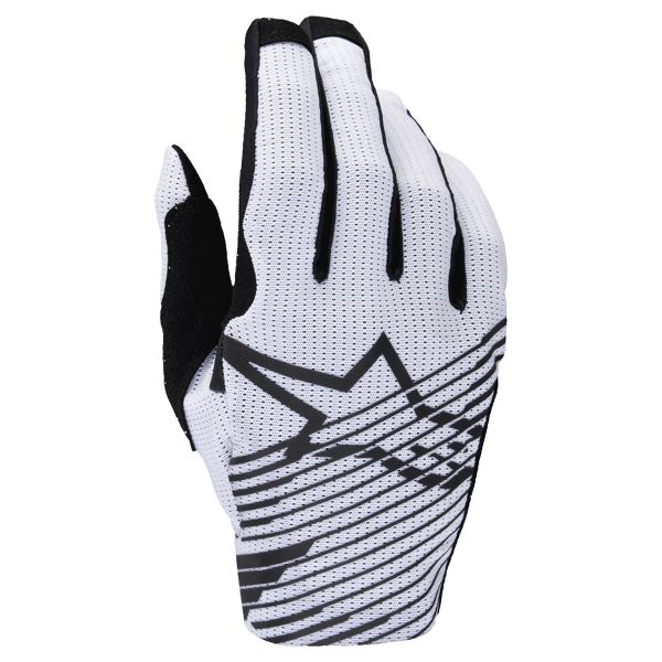 Motocross Gloves Alpinestars Radar Pro White Motocross Gloves Alpinestars Radar Pro White