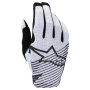 Motocross Gloves Alpinestars Radar Pro White