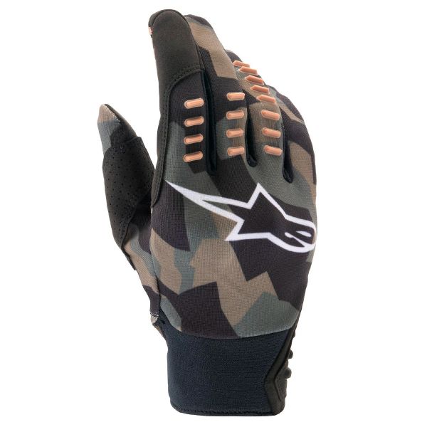 Motocross Gloves Alpinestars SMX-E Black Camo Sand