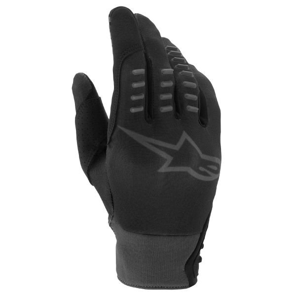 Motocross Gloves Alpinestars SMX-E Black Black