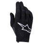 Motocross Gloves Alpinestars Supertech Mx Gloves Black White