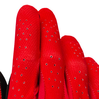 Alpinestars Supertech Mx Gloves Fire Red Black White