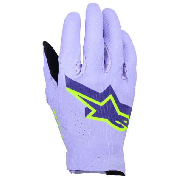 Motocross Gloves Alpinestars Supertech Mx Gloves Lavender Violet Fluo Yellow Motocross Gloves Alpinestars Supertech Mx Gloves Lavender Violet Fluo Yellow