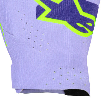 Alpinestars Supertech Mx Gloves Lavender Violet Fluo Yellow