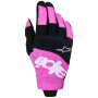 Motocross Gloves Alpinestars Techstar Gloves Black Light Gray Purple