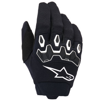 Motocross Gloves Alpinestars Youth & Kids Full Bore V2 Gloves Black White