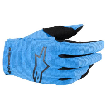 Motocross Gloves Alpinestars Youth Radar Blue Black Motocross Gloves Alpinestars Youth Radar Blue Black