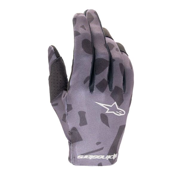 Motocross Gloves Alpinestars Youth Radar Magnet Silver