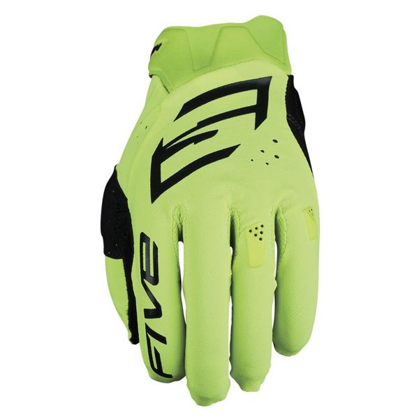 Motocross Gloves Five Mxf1 Evo Fluo Yellow