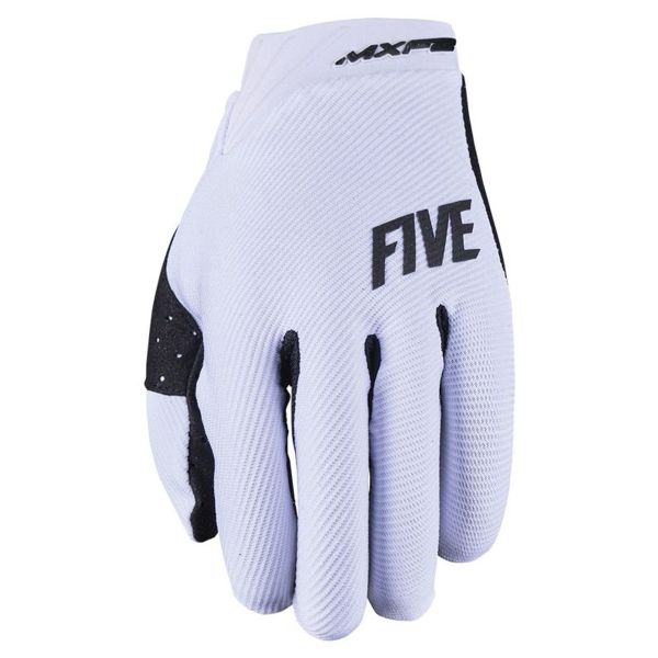 Motocross Gloves Five Mxf2 Evo Mono Black white