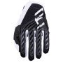 Motocross Gloves Five Mxf3 Evo Black white