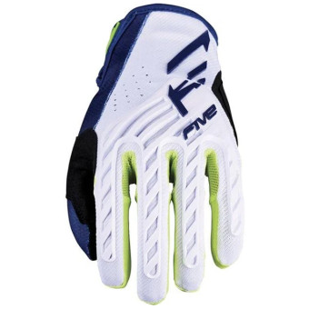 Motocross Gloves Five Mxf3 Evo Children Navy white fluo Yellow Motocross Gloves Five Mxf3 Evo Children Navy white fluo Yellow