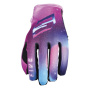 Motocross Gloves Five Mxf4 Child Arcade Purple