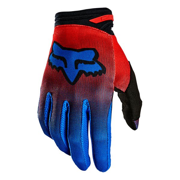 Motocross Gloves FOX 180 Oktiv Glove Fluo Red