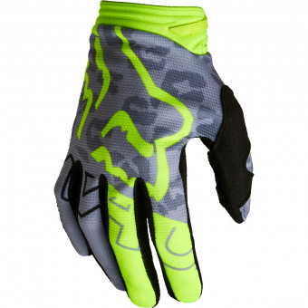 Motocross Gloves FOX 180 Skew Glove Woman Fluo Yellow