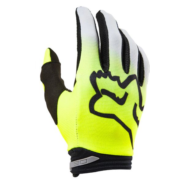 Motocross Gloves FOX 180 Toxsyk Glove Flo Yellow Kid