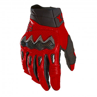 Motocross Gloves FOX Bomber Glove Flame Red Motocross Gloves FOX Bomber Glove Flame Red