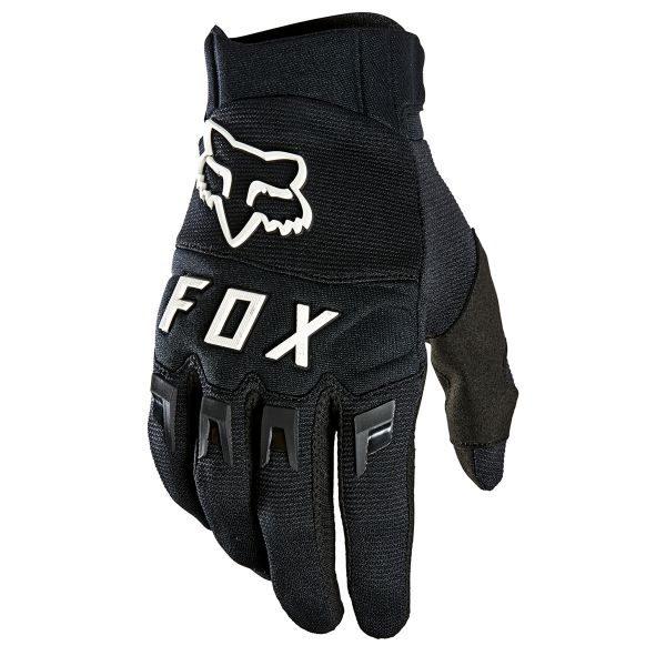 Motocross Gloves FOX Dirtpaw Glove Black White