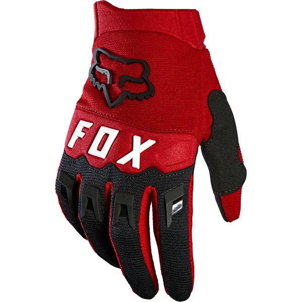 Motocross Gloves FOX Dirtpaw Glove Flame Red Kid