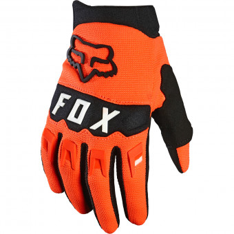 Motocross Gloves FOX Dirtpaw Glove Fluo Orange Kid