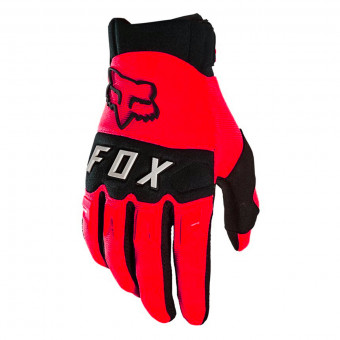 Motocross Gloves FOX Dirtpaw Glove Fluo Red Motocross Gloves FOX Dirtpaw Glove Fluo Red