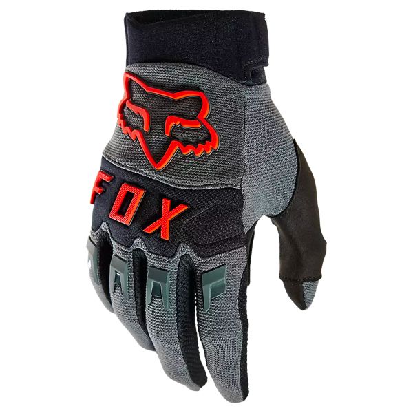 Dirtpaw Glove Grey Red 037
