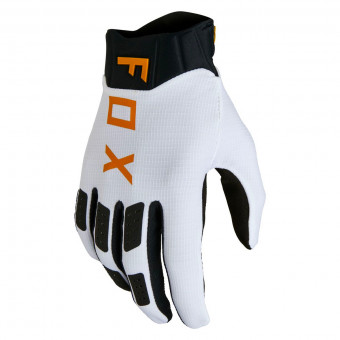 Motocross Gloves FOX Flexair Glove White Black 058