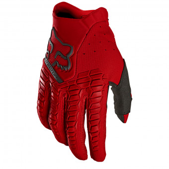 Motocross Gloves FOX Pawtector Flame Red