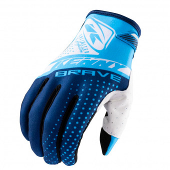 Motocross Gloves Kenny Brave Blue Gloves
