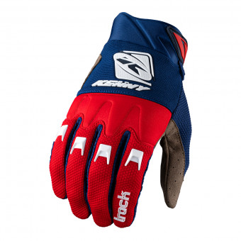 Motocross Gloves Kenny Track Navy Red Gloves