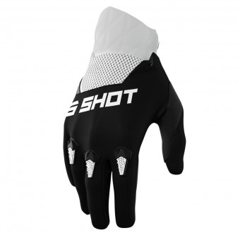 Motocross Gloves SHOT Devo Black Gloves