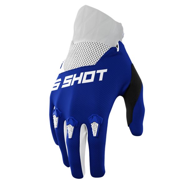 Motocross Gloves SHOT Devo Blue Gloves Kid