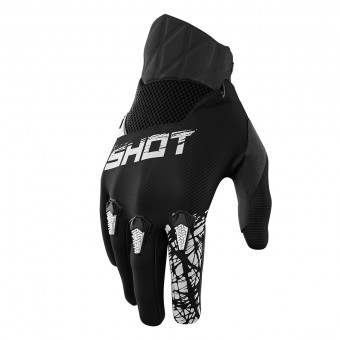 Motocross Gloves SHOT Devo Slam Glove Black Motocross Gloves SHOT Devo Slam Glove Black