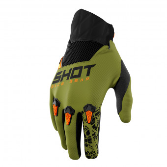 Motocross Gloves SHOT Devo Storm Glove Kaki