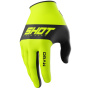 Motocross Gloves SHOT Draw Kid Sky Neon Yellow