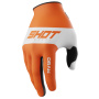 Motocross Gloves SHOT Draw Kid Sky Orange