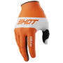 Motocross Gloves SHOT Draw Sky Orange