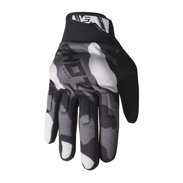 Motocross Gloves SHOT Drift Camo Grey