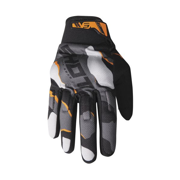Motocross Gloves SHOT Drift Camo Neon Orange Motocross Gloves SHOT Drift Camo Neon Orange