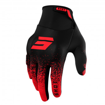 Motocross Gloves SHOT Drift Edge Red