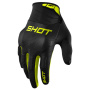 Motocross Gloves SHOT Drift Onyx Neon Yellow