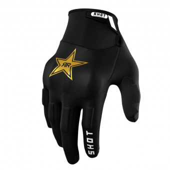 Motocross Gloves SHOT Drift Rockstar Limited Edition 2022 Black
