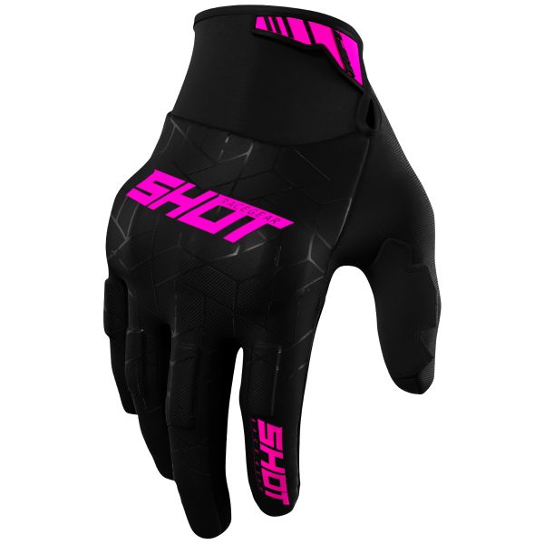 Motocross Gloves SHOT Drift Spider Pink